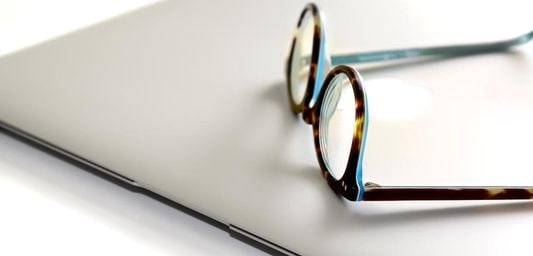 Rimless Rectangle Titanium Eyeglasses